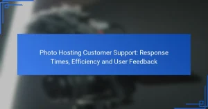 Photo Hosting Customer Support: Response Times, Efficiency and User Feedback